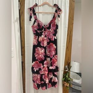 Sofia by Sofia Vergara Pink floral Sundress